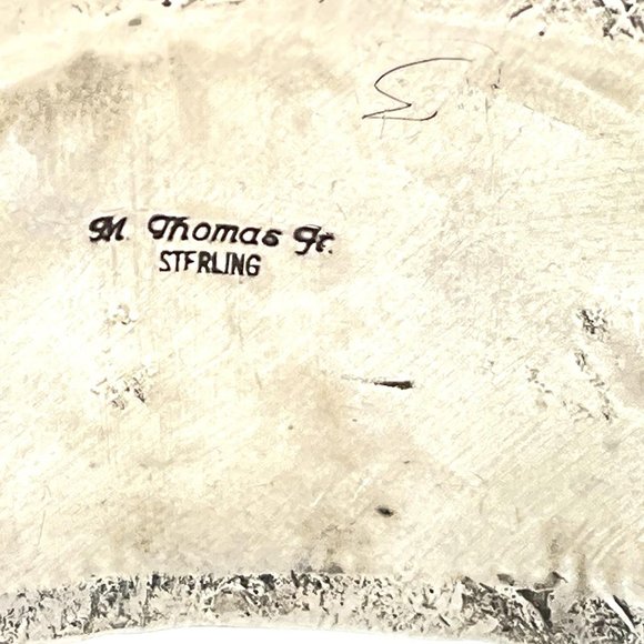 Signed Sterling & Turquoise Bracelet - Picture 6 of 9